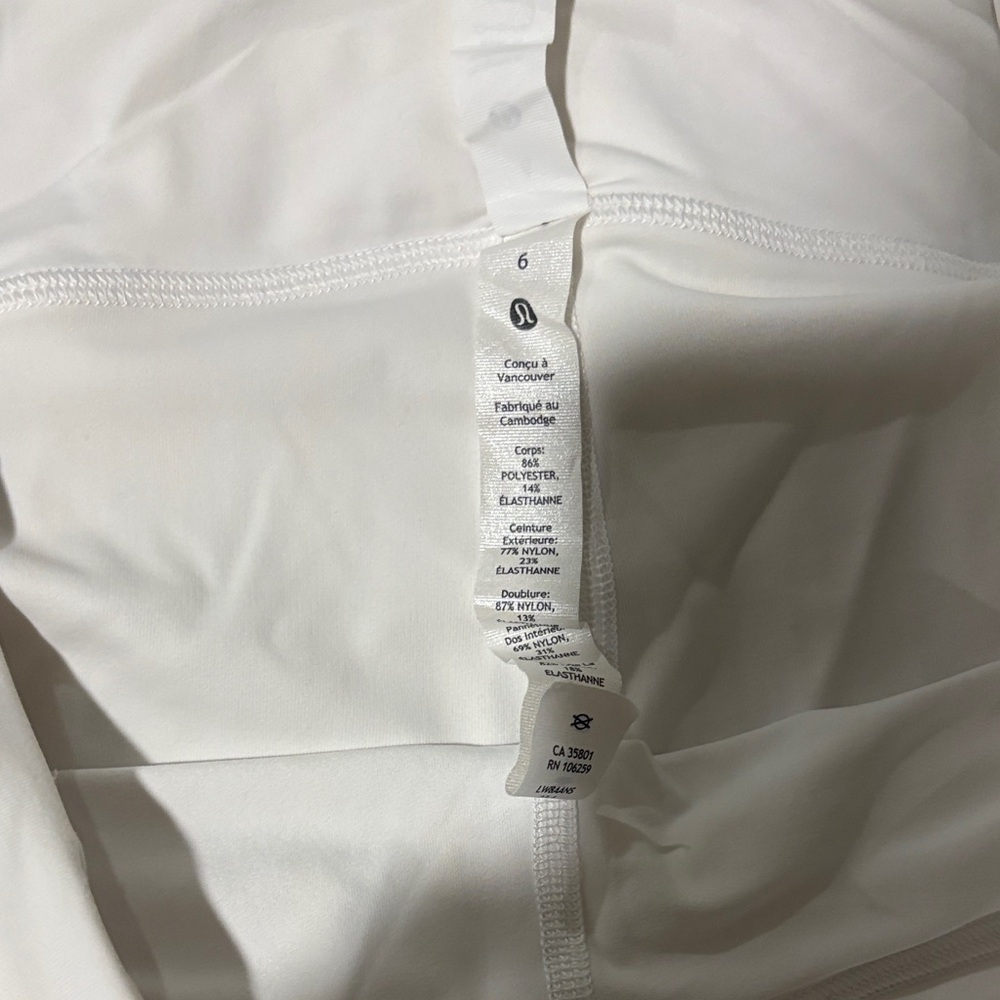 lululemon athletica White Pleated Skater Skirt - Picture 2 of 3